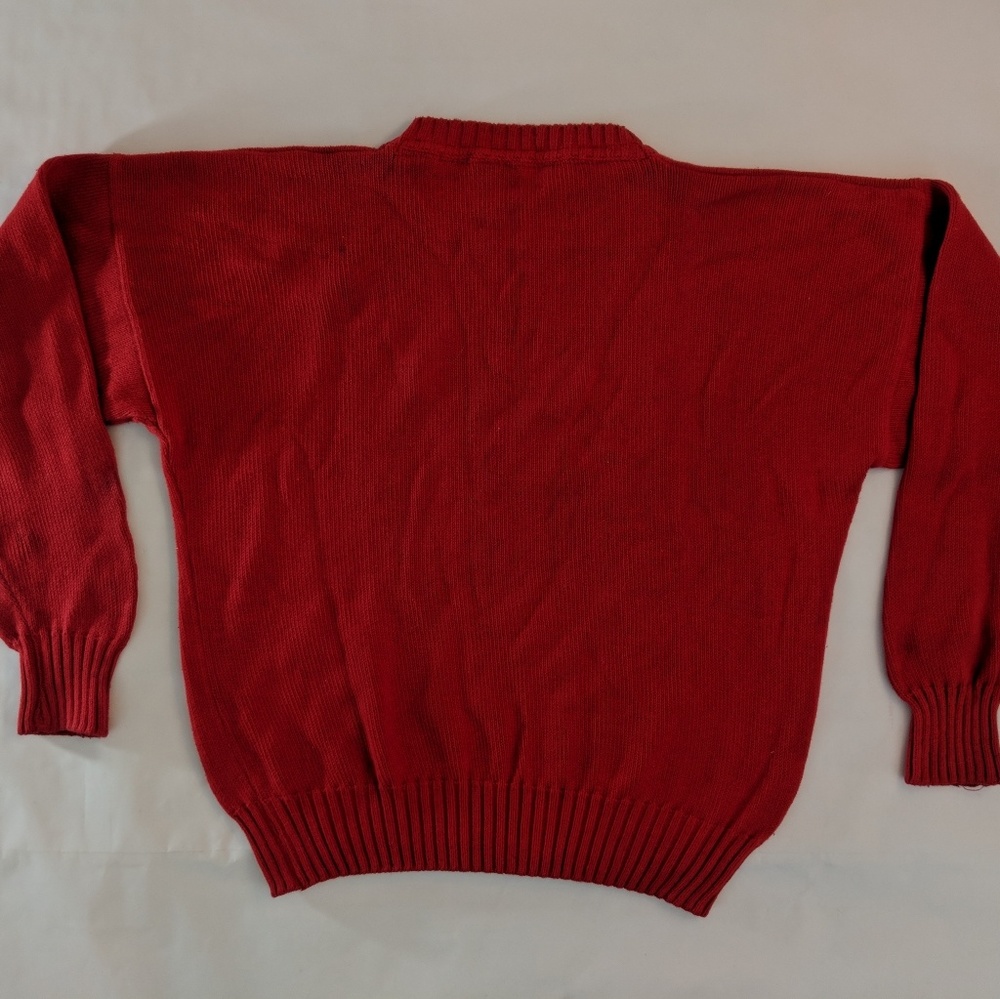 Tommy Hilfiger Mens Sz Medium Sweater Crest Cotton - Picture 2 of 6